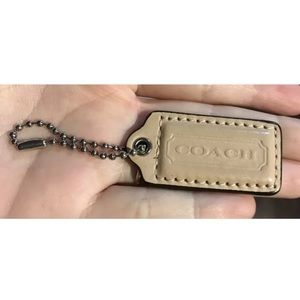 Coach hang tag for purse